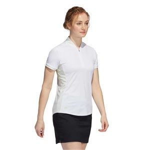Adidas Women's Ultimate 365 Golf Polo Short Sleeve Shirt - NWT white and green